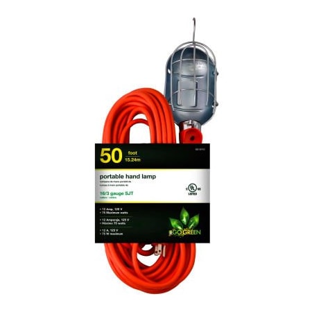 Gogreen Extension Cord, 16/3, 1 Outlets, 50 ft GG-36750